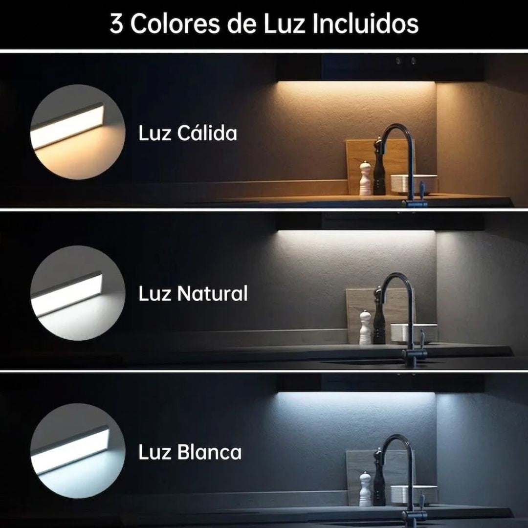 Barra LED Inteligente UltraFina con Sensor de Movimiento